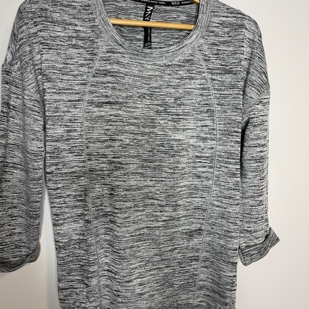 Mny Performance Heather Gray Pullover - image 2